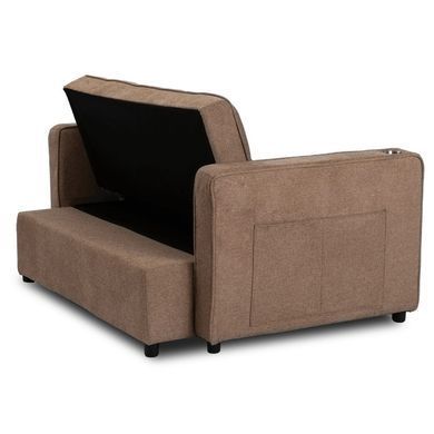 Кресло раскладное MEBEL ELITE ASTER Коричневый фотография