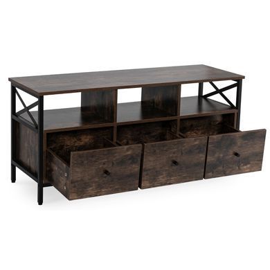 ТВ Тумба MEBEL ELITE ZONE 120 Дуб Рустик фотография