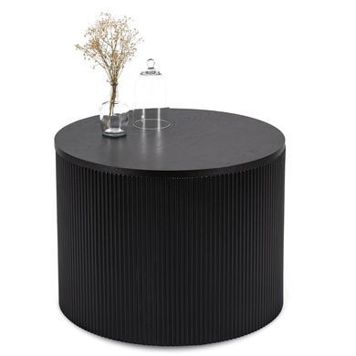Журнальний столик HOPE MEBEL ELITE 60x60 Чорний фотографія