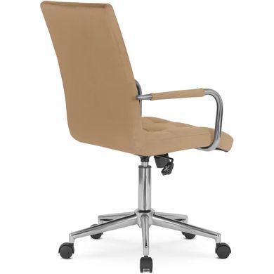 Стілець офісний поворотний MEBEL ELITE BOSTON Velvet Бежевий фотографія