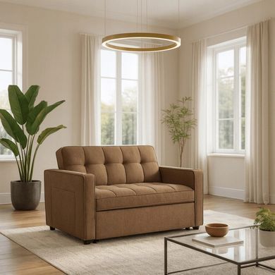Кресло раскладное MEBEL ELITE ASTER Коричневый фотография