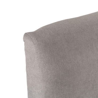 Ліжко двоспальне MEBEL ELITE MARSYLIA 160x200 см Сірий фотографія