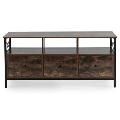 ТВ Тумба MEBEL ELITE ZONE 120 Дуб Рустик фотография