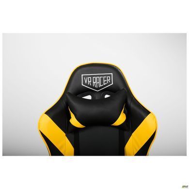 Комп'ютерне крісло VR Racer Dexter Djaks AMF Чорний-жовтий фотографія