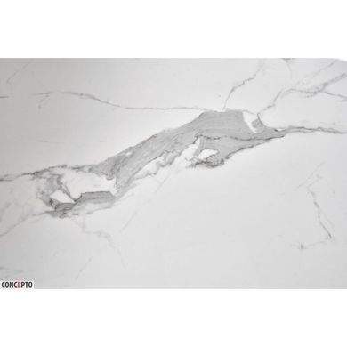 Стіл Обідній GRACIO CARRARA WHITE КЕРАМІКА 160-240 см Concepto Білий повністю / White фотографія