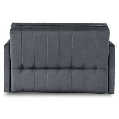 Набір з 2х розкладних крісел MEBEL ELITE VERO 2, 126 см Сірий / велюр фотографія