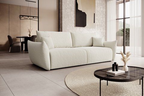 Диван розкладний ALLORA Perfect Home Польща Світло-бежевий фотографія