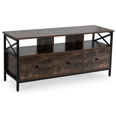ТВ Тумба MEBEL ELITE ZONE 120 Дуб Рустик фотография