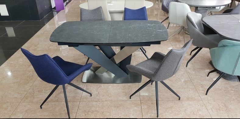 Стол раскладной TML-805 Vetro 160(220)x90 Графит фотография