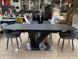Стол раскладной TML-805 Vetro 160(220)x90 Графит