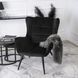 Кресло мягкое бархатное MEBEL ELITE VINCENT Velvet Черный