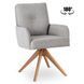 Стілець поворотний MEBEL ELITE BIANCO Сірий