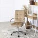 Стілець офісний поворотний MEBEL ELITE BOSTON Velvet Бежевий