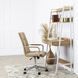 Стілець офісний поворотний MEBEL ELITE BOSTON Velvet Бежевий