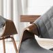 Стул бархатный MEBEL ELITE LUISE Velvet Серый/Орех