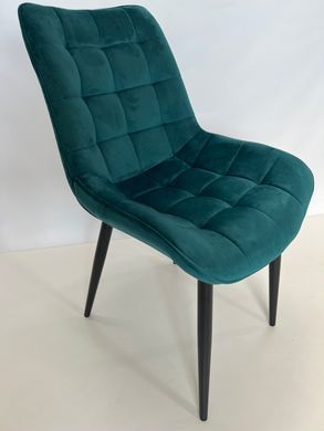 Стул LION Velvet Intarsio Темно-Бирюзовый фотография