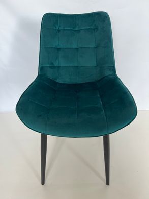 Стул LION Velvet Intarsio Темно-Бирюзовый фотография