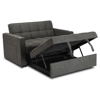 Крісло розкладне MEBEL ELITE ASTER Чорний фотографія