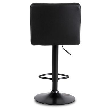Барний стілець MEBEL ELITE NERO чорний / чорний фотографія