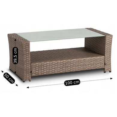 Комплект садових меблів MEBEL ELITE FLORYDA Беж