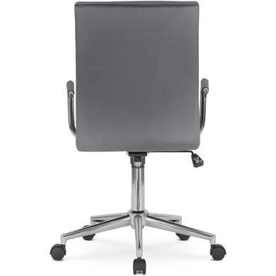Стілець офісний поворотний MEBEL ELITE BOSTON Velvet, Сірий фотографія