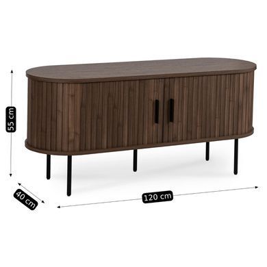ТВ Тумба MEBEL ELITE TRISH 120 Горіх фотографія