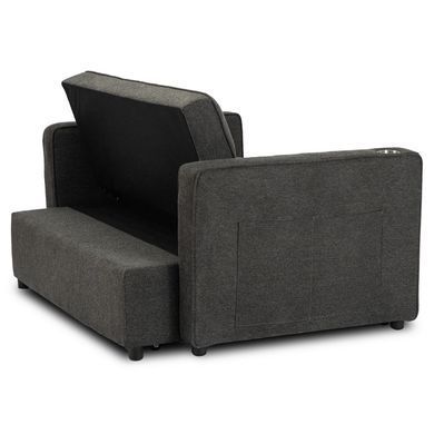 Крісло розкладне MEBEL ELITE ASTER Чорний фотографія