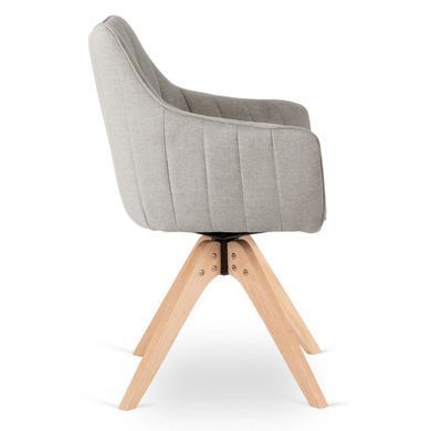 Стілець поворотний MEBEL ELITE LEMON Сірий фотографія