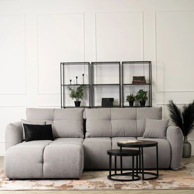 Кутовий диван MEBEL ELITE ALMA 250 см Беж (лівий) фотографія