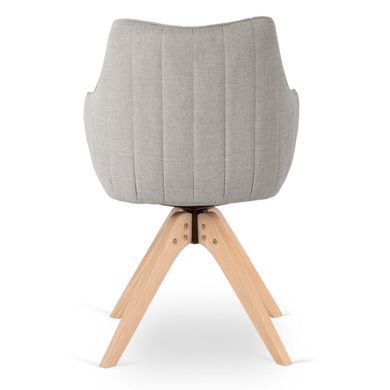 Стілець поворотний MEBEL ELITE LEMON Сірий фотографія