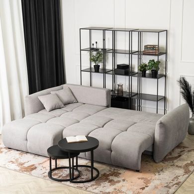 Кутовий диван MEBEL ELITE ALMA 250 см Беж (лівий) фотографія