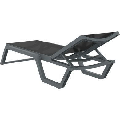 Шезлонг Siesta Onto Rio Dark Grey Black