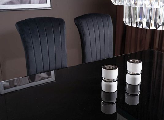 Cтол обеденный PRINCE Signal 150x90 Черный / Хром фотография