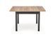 Стіл розкладний TIAGO Halmar 90(125)х90 Дуб Крафт / Чорний