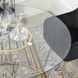 Стіл круглий MEBEL ELITE OLIVIER 120 см Прозорий