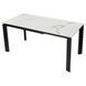 Стіл Обідній VERMONT STATURARIO/BLACK Concepto 120/170x80 Кераміка Глянець