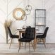 Стул бархатный MEBEL ELITE RODRI Velvet Черный / Натуральный