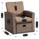 Комплект садових меблів MEBEL ELITE FLORYDA Беж