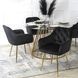 Стіл круглий MEBEL ELITE OLIVIER 120 см Прозорий