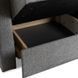 Набір з 2х розкладних крісел MEBEL ELITE MILAN 1, 98 см Сірий / тканина