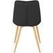 Стул бархатный MEBEL ELITE RODRI Velvet Черный / Натуральный