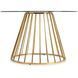 Стіл круглий MEBEL ELITE OLIVIER 120 см Прозорий