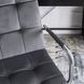 Стілець офісний поворотний MEBEL ELITE BOSTON Velvet, Сірий