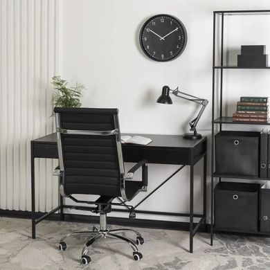 Стілець офісний поворотний MEBEL ELITE FERNIS екошкіра: Чорний фотографія