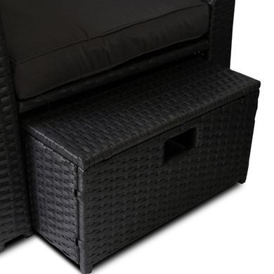 Комплект садовой мебели MEBEL ELITE COLORADO Темно-серый