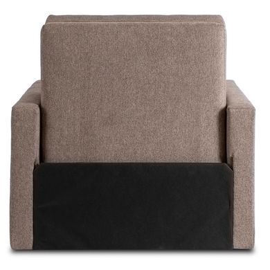 Набір з 2х розкладних крісел MEBEL ELITE MILAN 1, 98 см MEBEL ELITE Беж / тканина фотографія