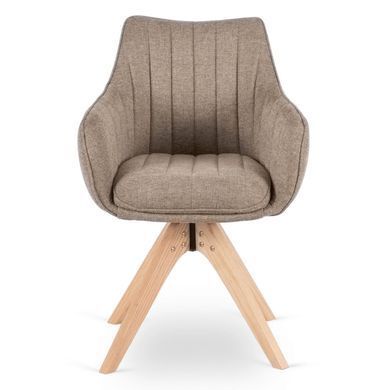 Стілець поворотний MEBEL ELITE LEMON Бежевий фотографія