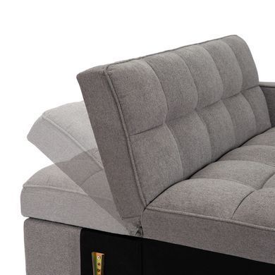 Крісло розкладне MEBEL ELITE ASTER Сірий фотографія