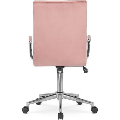 Стілець офісний поворотний MEBEL ELITE BOSTON Velvet, Рожевий фотографія