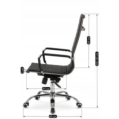 Стілець офісний поворотний MEBEL ELITE FERNIS екошкіра: Чорний фотографія